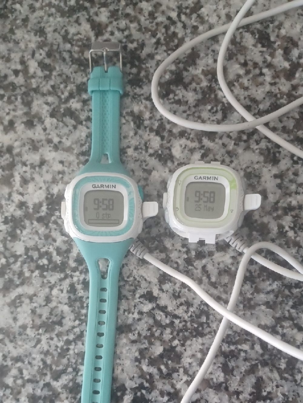 garmin Forerunner 10 and 15 watches